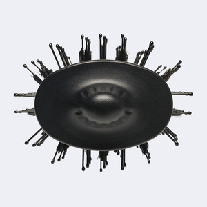 BaBylissPRO® Nano Titanium™  brosse ionique moyenne ovale à air chaud, , hi-res